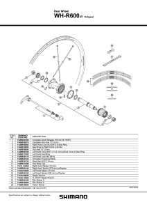 CON SHIMANO WH-R600-R CONTRAPIULITA STANGA M14 - Img 2