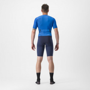 Costum de triatlon cu maneca scurta Castelli PR 2 Speed, Albastru/Bleumarin, M - Img 2