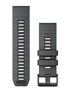 Curea Garmin quickfit 26 - Slate grey/Silicon negru
