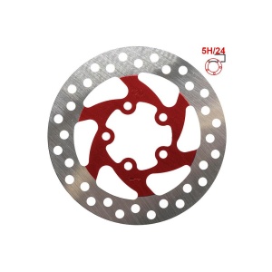 Disc frana 120mm 5 gauri Rosu
