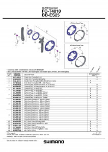 FOAIE SHIMANO FC-T4010 48T ARGINTIE