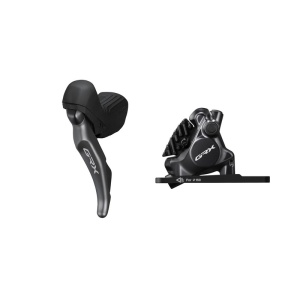 FRANA PE DISC SET ASAMBLAT /J-kit DIRECT GRX BL-RX820(L) BR-RX820(F) PT. 160MM ROTOR PLACUTE RESIN CU ARIPIOARE RACIRE INCLUDE INSERTIE CONECTARE 1000MM FURTUN(SM-BH90 NEGRU) SL 1800MM OT-SP41 600MM AMBALAT IND.