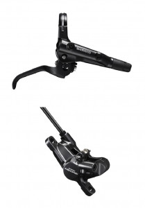 FRANA PE DISC SET ASAMBLAT SHIMANO DEORE BL-M6000(R) BR-M6000(R) J-KIT FARA ADAPTOR PLACUTE RESIN (FARA ARIPIOARE DE RACIRE) FURTUN SM-BH90-SS 1700MM NEGRU INCL. OLIVA & INSERTIE CONECTARE AMBALAT IND.