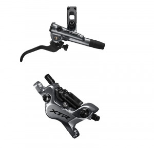 FRANA PE DISC SET/J-KIT ASAMBLAT SHIMANO XTR BL-M9120(R) BR-M9120(R) FARA ADAPTOR PLACUTE METAL CU ARIPIOARE DE RACIRE FURTUN SM-BH90-SBM 1700MM NEGRU INCL. OLIVA SI INSERTIE CONECTARE AMBALAT IND.