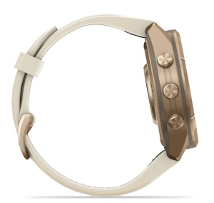 Garmin Fenix 9 Pro - inReach, 43mm Titan Autumn Gold cu curea din silicon Cream/French Gray - Img 7