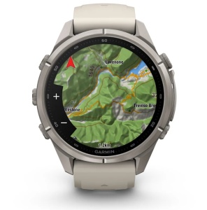 Garmin Fenix 9 Pro - inReach, 43mm Titan cu curea din silicon Gray/Dark Sandstone - Img 9