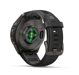 Garmin Fenix 9 Pro - inReach, 43mm Titan DLC Carbon Gray cu curea din silicon Black/Pebble Gray - Img 13