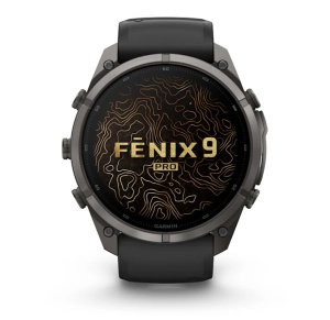 Garmin Fenix 9 Pro - inReach, 51mm Titan DLC Carbon Gray cu curea din silicon Black/Pebble Gray - Img 3