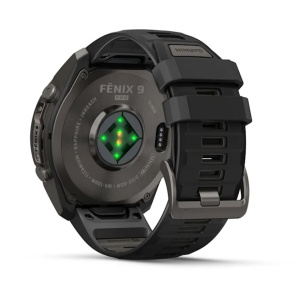 Garmin Fenix 9 Pro - inReach, 51mm Titan DLC Carbon Gray cu curea din silicon Black/Pebble Gray - Img 12
