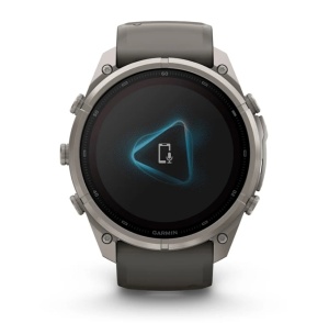 Garmin Fenix 9 Pro - inReach, Solar, 51mm Titan Pebble Gray cu curea din silicon Silver Gray - Img 9