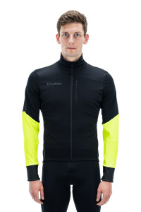 JACHETA CUBE BLACKLINE SOFTSHELL JACKET SAFETY BLACK N NEON YELLOW L - Img 2
