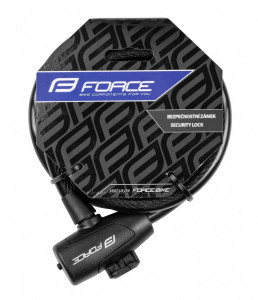 Lacat Force Strong spirala 150cm/10mm cu suport negru - Img 3