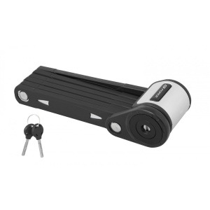 Lacat pliabil Force Fold 80 cm 6 elemente negru cu suport - Img 4
