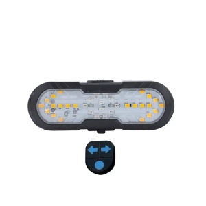 Lumina spate cu semnalizare Fivestars Signal STL-100, telecomanda wireless, avertizare acustica, acumulator 1200 mAh - Img 2