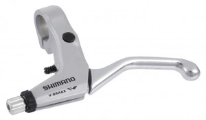MANETA DE FRANA SHIMANO BL-M421 STANGA MECHANICAL 2 DEGETE ARGINTIU AMBALAT IND.