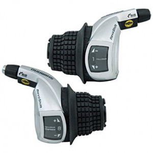 MANETA DE SCHIMBATOR SHIMANO TOURNEY SL-RS47 8X3 VIT. REVO CABLURI 2050MM/1800MM CAMASA NEAGRA 600MM/600MM/300MM AMBALAT IND.
