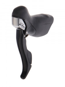MANETA SCHIMBATOR/FRANA SHIMANO 105 ST-5703 STANGA 3 VIT. CABLU 1800MM FARA STOPERE RELEASE LEVER NOU NEGRU AMBALAT IND.