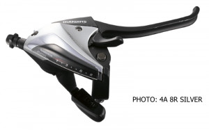 MANETA SCHIMBATOR/FRANA SHIMANO ACERA ST-EF60-8R(LL)4A DREAPTA 8 VIT. 4 DEGETE PT. FRANA V-BRAKE (NECESITA MODULATOR DE PUTERE) CABLU DE SCHIMBATOR 2050MM NEGRU VRAC
