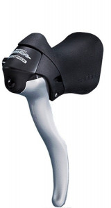 MANETA SCHIMBATOR/FRANA SHIMANO SORA ST-3300 STANGA 2 VIT. CABLU DE SCHIMBATOR 1700MM COMPATIBIL SC FLIGHTDECK FARA STOPERE NEGRU VRAC