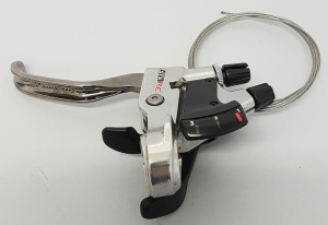 MANETA SCHIMBATOR/FRANA SHIMANO STX-RC ST-MC36 STANGA 3 VIT. 4 DEGETE CABLU SCHIMBATOR 1550MM VRAC