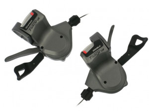 MANETE DE SCHIMBATOR SHIMANO TIAGRA SL-4600 10X2 VIT. PT. GHIDON DE SOSEA DREPT CABLU DE SCHIMBATOR 1800/1200MM CAMASA NEAGRA ADD. 6MM CAPAT ETANS X 2 OGD AMBALAT IND.