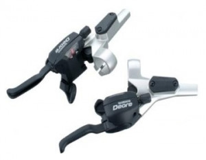 MANETE SCHIMBATOR/FRANA SHIMANO SET ST-M535-S DEORE ARGINTIU 3X9-VIT. D:2050MM S:1800MM CAMASA NEAGRA(600/600/300MM) SM-BH591300/1700MM ULEI 50ML X2 AMBALAT IND.