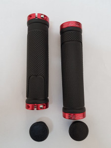 Mansoane MTB SXT ZN-005 - 130 mm Lock-On Dublu Negru