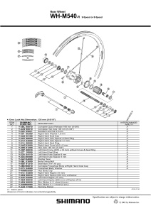 NIPLU SHIMANO WH-M540 DREAPTA 15MM - Img 2