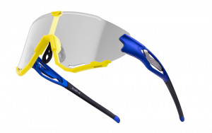 Ochelari Force Creed, lentila fotocromata, albastru/fluo - Img 1