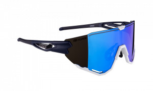 Ochelari Force Creed, lentila revo albastra, albastru/alb - Img 3