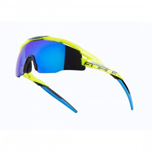 Ochelari Force Everest, lentila albastra oglinda, fluo - Img 6