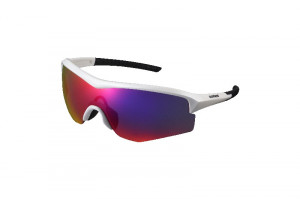 OCHELARI SHIMANO CE-SPRK1ML FRAME METALLIC WHITE LENCES SMOKE RED MLC (20)