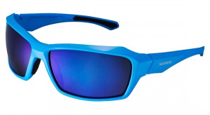 OCHELARI SHIMANO S22X GLOSS BLUE/BLACK LENTILE SMOKE BLUE MIRROR (16)