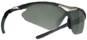 OCHELARI SHIMANO ZENITH SHINY BLACK/PARTIAL SILVER CHROME (LOGO SHIMANO NEGRU) LENTILE: SMOKE FLASH MIRROR (LENTILE DE SCHIMB: ORANGE FLASH MIRROR/CLEAR)