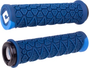 ODI Grips Vanquish v2.1 Lock-On blue/blau w/ black clamps