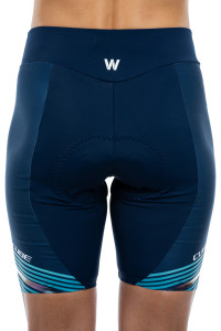 PANTALONI CICLISM CUBE TEAMLINE WS BIB SHORTS BLUE MINT M - Img 3