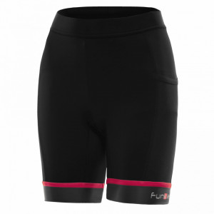 Pantaloni scurti alergare FUNKIER Marsala - Negru/Roz L - Img 3