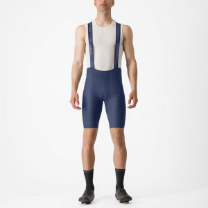 Pantaloni scurti cu bretele Castelli Espresso, Indigo, M