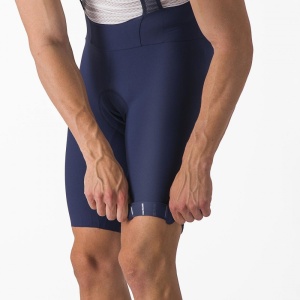Pantaloni scurti cu bretele Castelli Espresso, Indigo, XL - Img 3