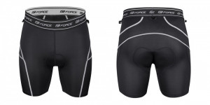 Pantaloni scurti Force MTB-11, bazon detasabil, Albastru/Negru, S - Img 5