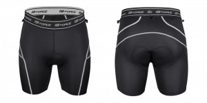 Pantaloni scurti Force MTB-11 bazon detasabil Gri/Rosu/Negru L - Img 5