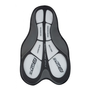 Pantaloni scurti Force MTB-11, bazon detasabil, Rosu/Negru, XXXL - Img 9