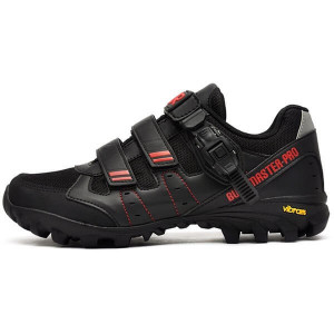 Pantofi ciclism FLR Freeride Bushmaster Pro Mtb - Negru/Rosu 47 - Img 2