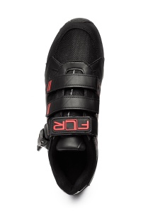 Pantofi ciclism FLR Freeride Bushmaster Pro Mtb - Negru/Rosu 47 - Img 5