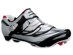 PANTOFI CICLISM SHIMANO MTB SH-M315 SILVER/RED (11)