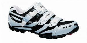 PANTOFI CICLISM SHIMANO MTB SH-WM61 FEMEI LIGHT BLUE/BLACK