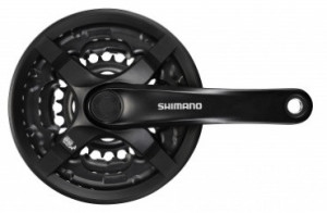 Pedalier Shimano Tourney FC-TY501, 48/38/28T 175mm cu CG