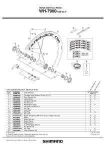 PRELUNGITOR VALVA SHIMANO WH-7900-C50 - Img 2