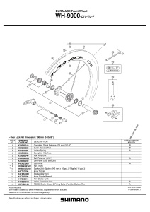 PRELUNGITOR VALVA SHIMANO WH-9000-C75 - Img 2