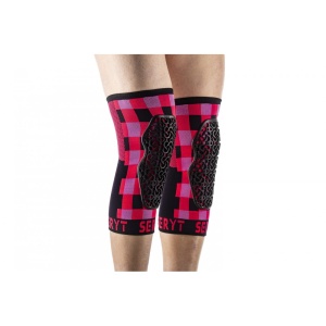 Protectii genunchi Seryt Checker Pink L/XL - Img 3